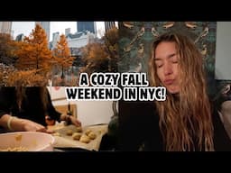 A cozy fall weekend in NYC! (baking, cleaning, + Target haul)