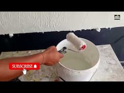 how to make Wall putty texture painting