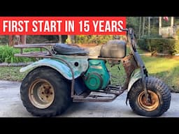 Reviving a Super Rare 3-Wheeler Found at Tractor Supply – First Start in 15 Years!