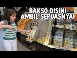 JUALAN BAKSO BOLEH AMBIL SEPUASNYA SAMPE MANGKOK LUBER !!