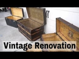 How to Renovate Vintage Trunks