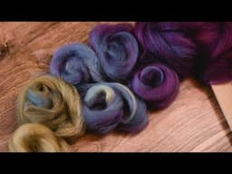 How to spin a beautiful gradient yarn from hand-dyed spinning fibre