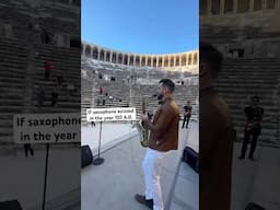 Soundcheck at a Roman Coliseum