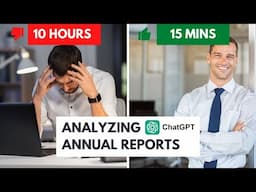 Analyzing Annual Reports using CHATGPT | CHAT GPT for Finance and FP&A Episode 1