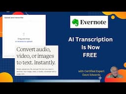 Evernote's AI Transcription Feature Is Now Free