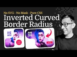 Inverted Curved Border Radius - No Mask & No SVG - WordPress