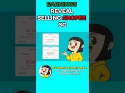 🤩😱Income Reveal Shopee SG #shopeeseller #shopeesg #makemoneyonline