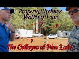 Why is Jim back so soon? Tiny Home Community Property Tour with Latest Updates on a Walk Around