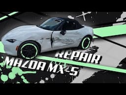 Mazda MX5. Left side repair. Ремонт левой стороны.