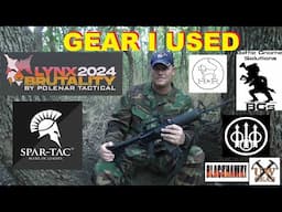 Gear I used at Lynx Brutality 2024 competition