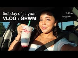 FIRST DAY OF SCHOOL VLOG.. | grwm for jr. year