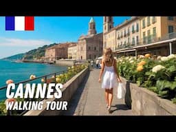 Cannes Walking Tour 2024 🇫🇷 France's Most Glamorous City 😎🌹🏖️ (4K)