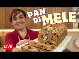 PAN DI MELE 🍎  Apfelbrot - RICETTA IN DIRETTA - Senza Uova, Senza Latte e Senza Grassi