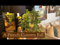 * FRENCH COUNTRY FALL INSPIRATION * WARM & COZY SHELF AND WALL DECORATING