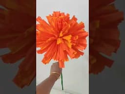 Giant Crepe Paper Flower for room decor, Handmade Flores de papel crepe @PaperSaiarts