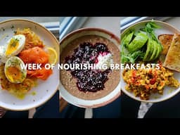 Week Of Nourishing Breakfasts