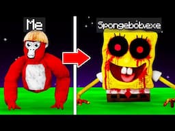 Becoming SPONGEBOB.EXE To Scare My Friends in Gorilla Tag