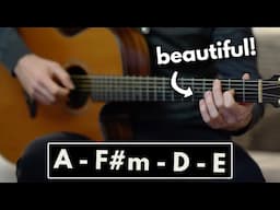 Simple Yet Beautiful Chords on Acoustic Guitar