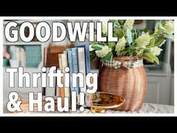 SO THAT HAPPENED! GOODWILL THRIFT WITH ME FOR HOME DECOR ~ THRIFTING & DIY DECORATING