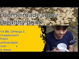 Super Healthy Homemade Drink for Autism Omega-3, Vitamin B6, Magnesium, Zinc, Iron & More