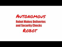 Autonomous Robot Waypoint Following Making Deliveries ROS Navigation Raspberry Pi