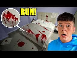 If you ever find BLOOD at your bed, run! (it's not safe)