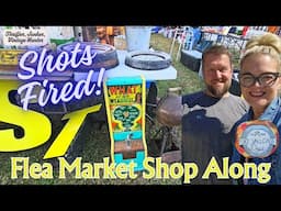 Gunshots At the Flea Market! Small Town Vintage Toy Hunting