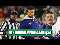 Notre Dame coach Marcus Freeman to the NFL?! 😯 What to make of ESPN/NFL Network rumors | Hey Horka!