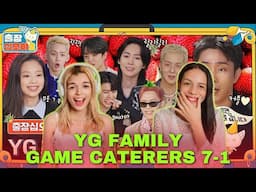 🧳YG Family on "The Game Caterers" Ep. "7-1" REACTION | BLACKPINK - TREASURE - WINNER - iKON + more 🩷