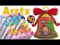 A Look at the NEW set of 90 Acrylic Markers from Arrtx!