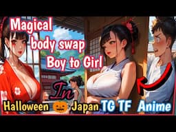 the shift M2F part 1 | Magical body swap boy to girl | new tg anime | gender swap | Full Tg Tf