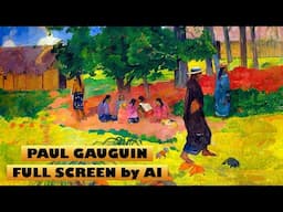 Masters of Painting | Full Screen | Paul Gauguin | Fine Arts | Great Painters | French Painters