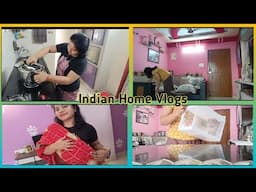 वापस आके समेटा सबकुछ | Amazon Haul | Saree Shopping | Daily Hindi Vlogs | Indian Mom Routine Vlog