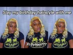 Flawless Malaysian Glueless Color 613# HD Lace wig ft DyHair777