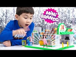 Honey I SHRUNK the KIDS in the MINI BRANDS Convenience Store! | Series 3 Mini Brands Shopping Spree!