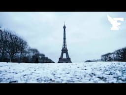 Tempête Caetano : suivez les images de la neige à Paris