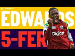 Name On The Honours Board 🏆 | Fidel Edwards Destroys England At Lord's | England v West Indies 2007