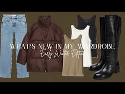 What's New In My Wardrobe Ahead of Winter