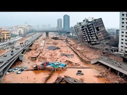 Massive Destruction in Spain! Flow of water destroyed Valencia and Barcelona after flooding