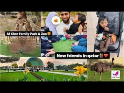 Day in my life in qatar // tamil vlog //Al Khor Family Park & Zoo