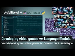 Making a Sci-Fi game w/ Cohere LLM + Stability.ai: Generative AI tutorial