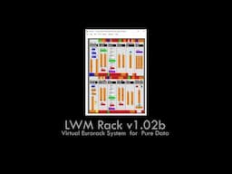 Pure Data Patches - LWM Rack 1.02b - 3 LFO's and a Band & Low Pass Filter