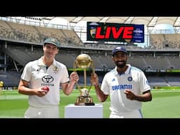 IND vs AUS🔴 LIVE 🔴 1st Test -  Border Gavaskar Trophy ft. KL Rahul