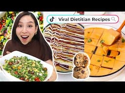 Trying Dietitian Approved Recipes *healthy but chaotic*