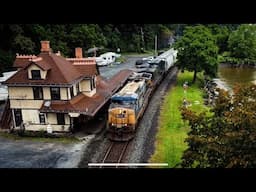 Southbound Freight Train Highland Falls, NY