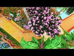 4K- Most beautiful fantasy landscape of flowers and garden idea