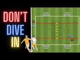 Don't Dive In | 1 vs 1 | Defending Drill | Football/Soccer