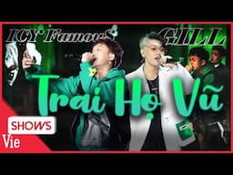 2 anh "TRAI HỌ VŨ" GILL và ICY Famou$ đốt cháy vòng đối đầu RAP VIỆT không cần xăng