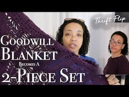 How to Make an Outfit out of a Blanket | Blanket to Sweater Set