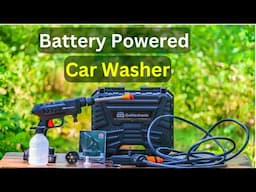 GoMechanic Cordless Pressure Washer for Car Wash